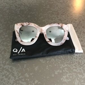 Quay Marble Frame Glasses